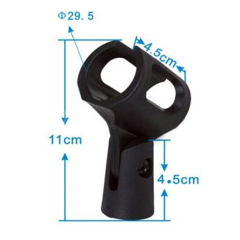pipetas soporte para microfono de plastico duro